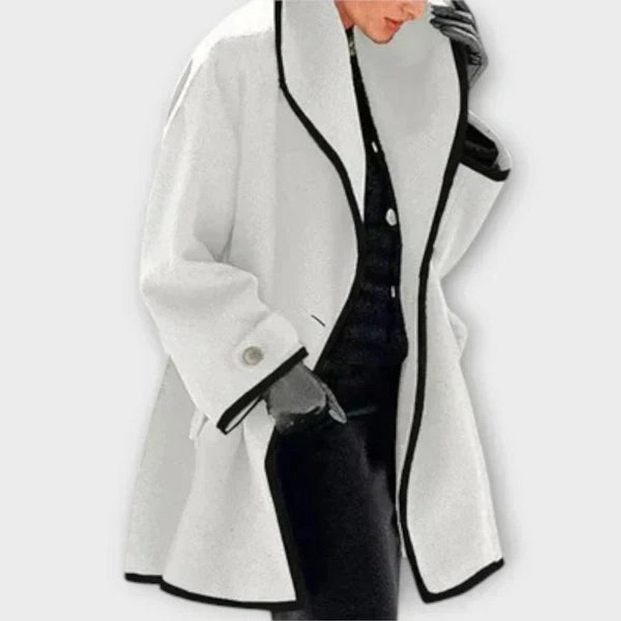 Gwendolyn | Women's Winter Coat – Oversized Wool-Blend Swing Coat view 7