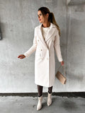 Alice | Women's Winter Coat – Long Double-Breasted Maxi Overcoat