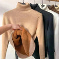 Briony | Women's Winter Sweater – Fleece-Lined Turtleneck